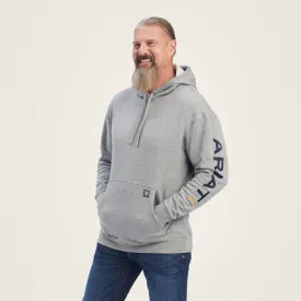 Ariat Rebar Graphic Hoodie- Heather Grey