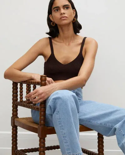 BARBARA TOP - BROWN