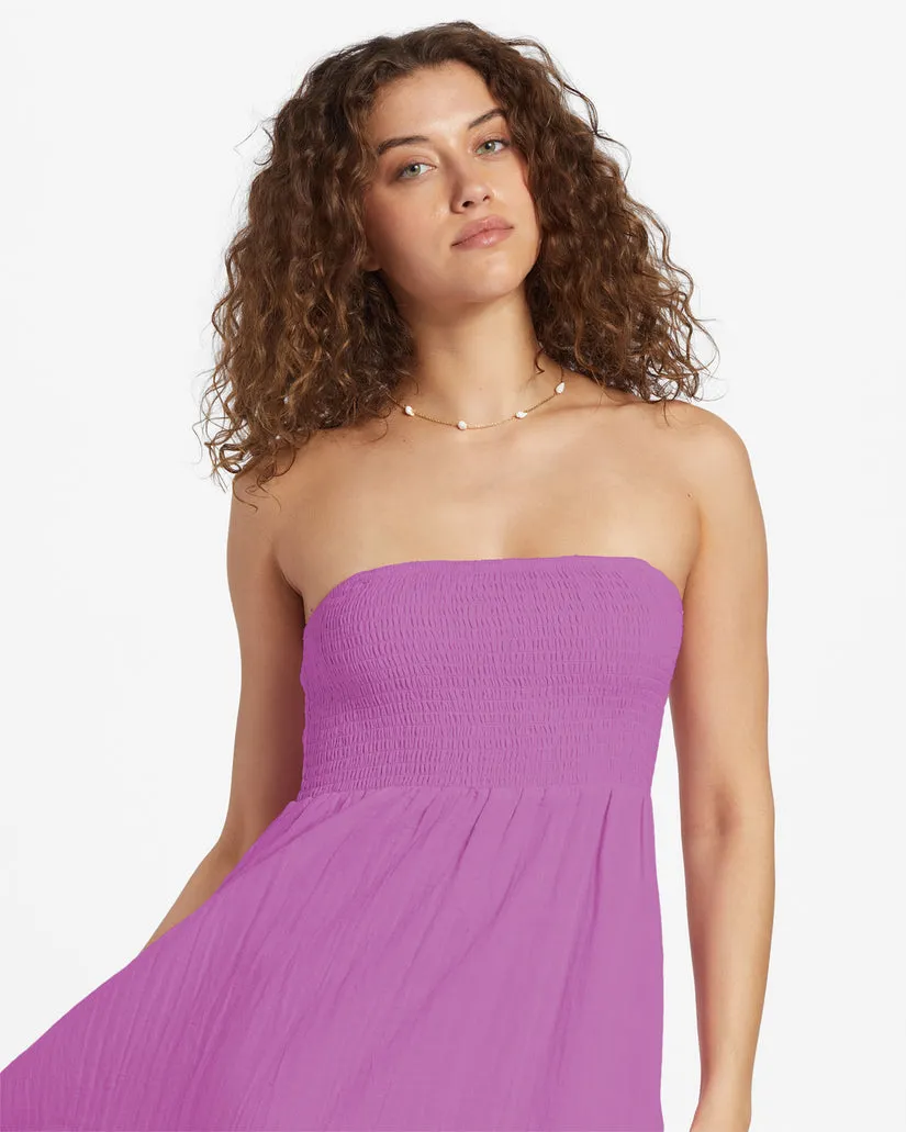 Billabong Off The Coast Dress-Lush Lilac