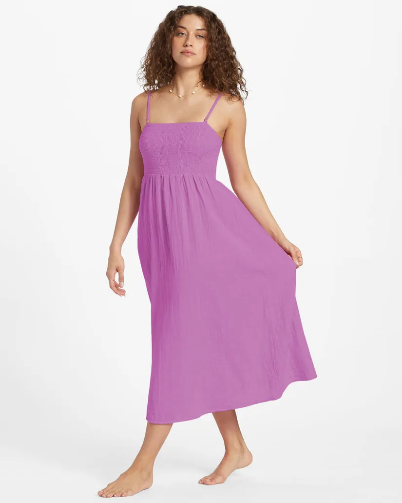 Billabong Off The Coast Dress-Lush Lilac
