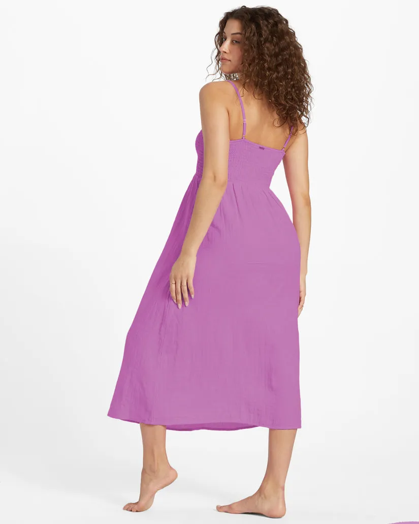Billabong Off The Coast Dress-Lush Lilac