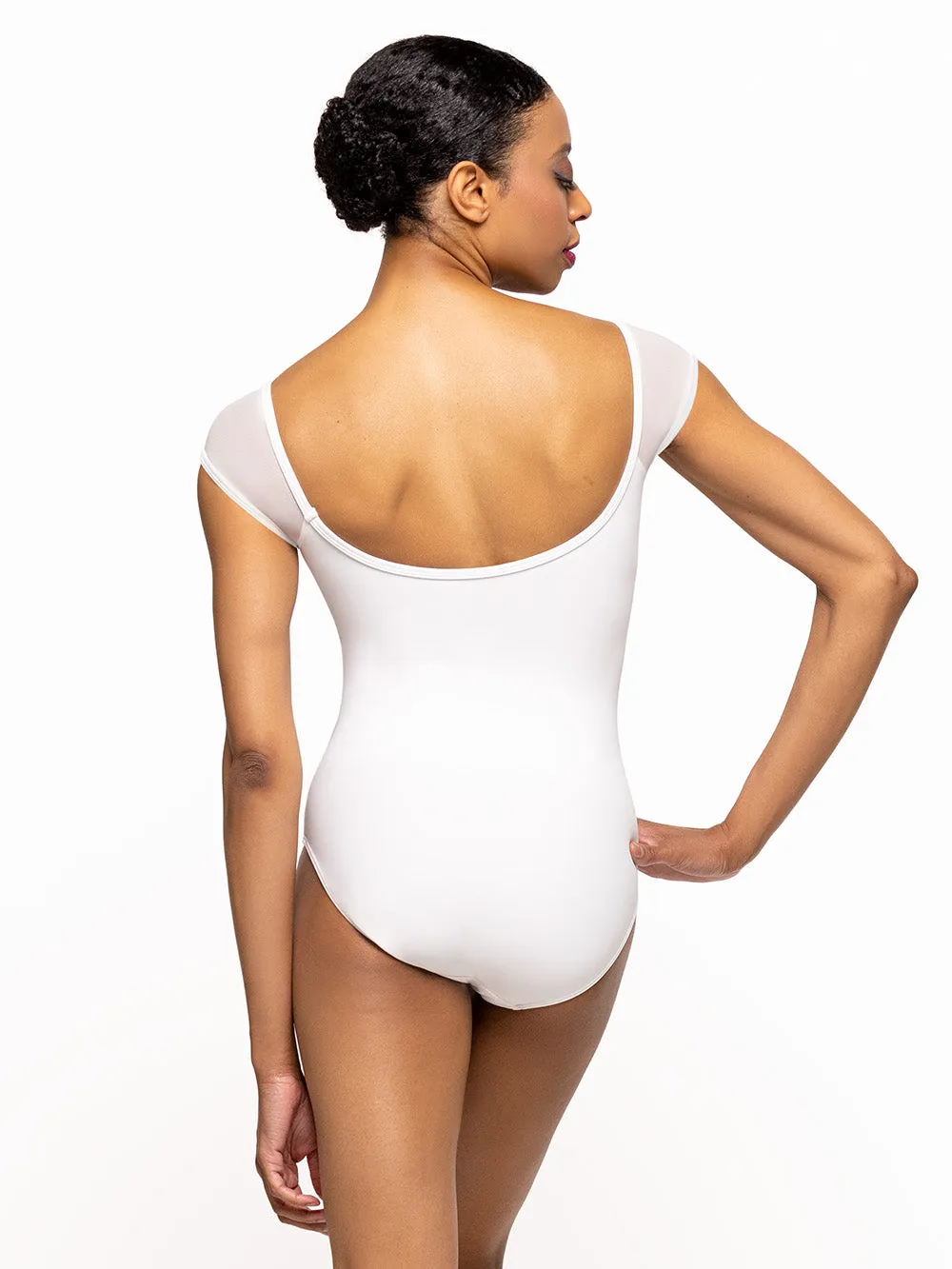 Celine Short Sleeve White Leotard RTW