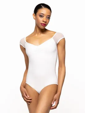 Celine Short Sleeve White Leotard RTW