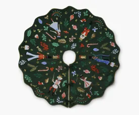 Embroidered Tree Skirt - Nutcracker