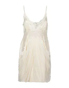 Ermanno Scervino Women Short dress Ivory 10 UK