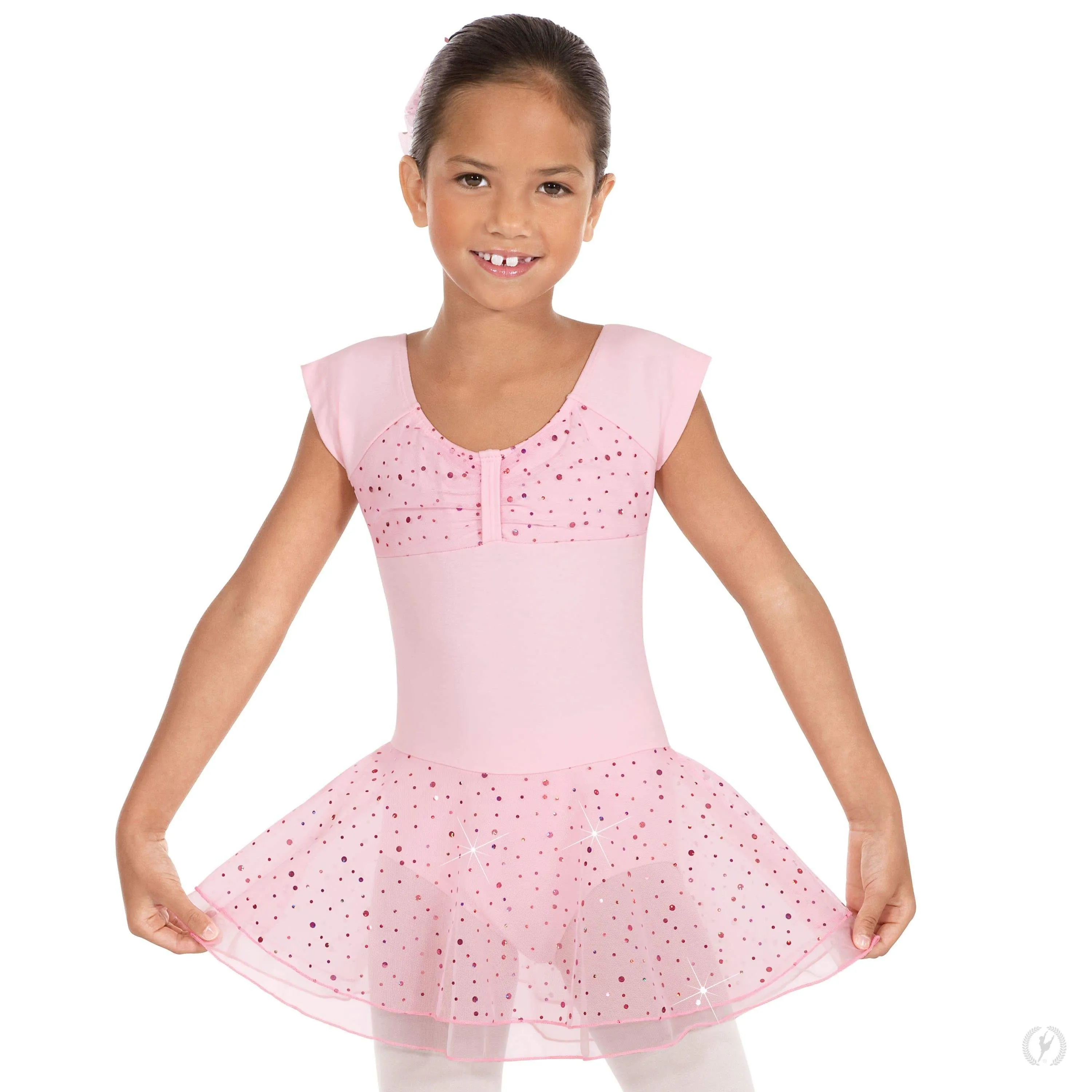 Eurotard Sequined Short Sleeve Dress