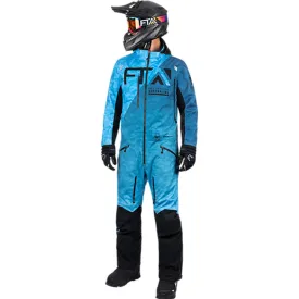 FXR FLO - F.A.S.T. Snowmobile Monosuit Glacier Camo Blue