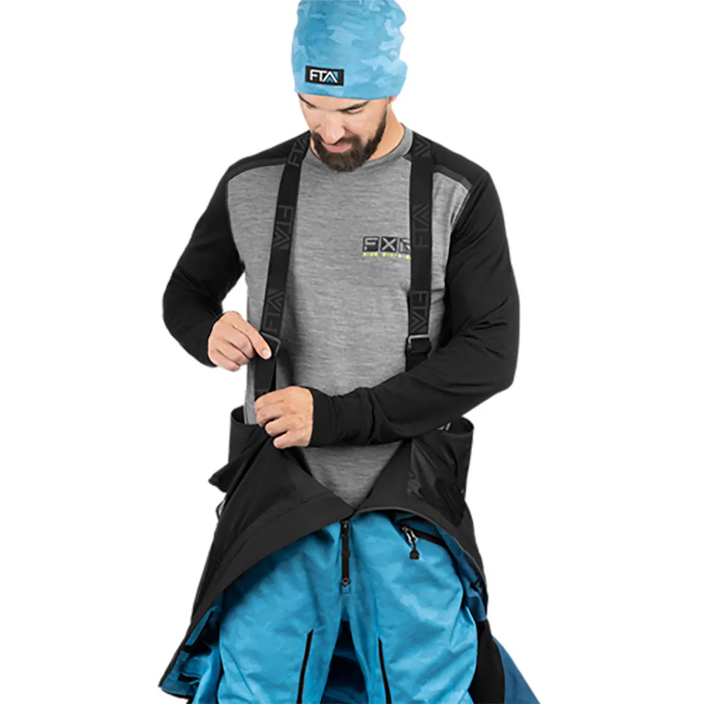 FXR FLO - F.A.S.T. Snowmobile Monosuit Glacier Camo Blue