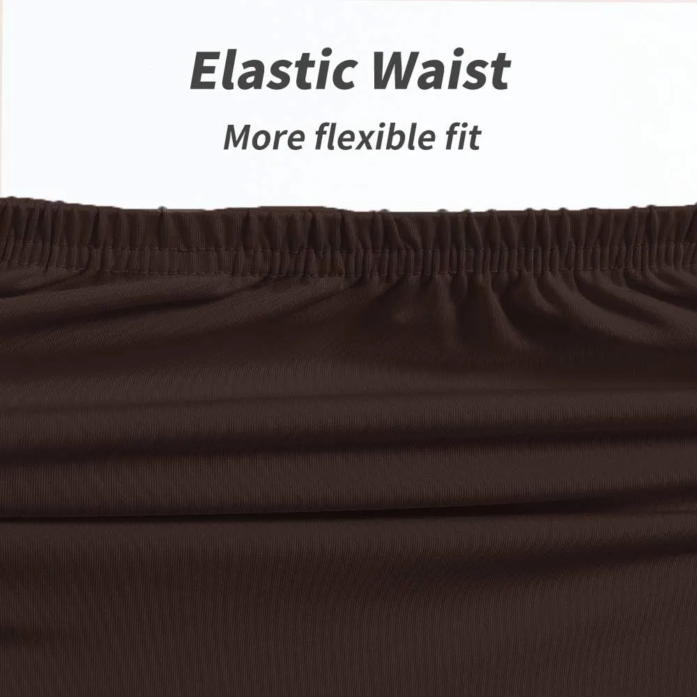 Half Slips for Women Underskirt Dress Extender Lace Trim Knee Length Midi Skirt 19-26" Length