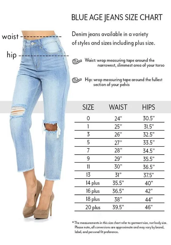 High-Rise Ankle Jeans