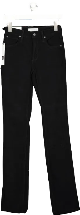 James Jeans Black High Rise Straight Leg  Cord Jeans BNWT W24