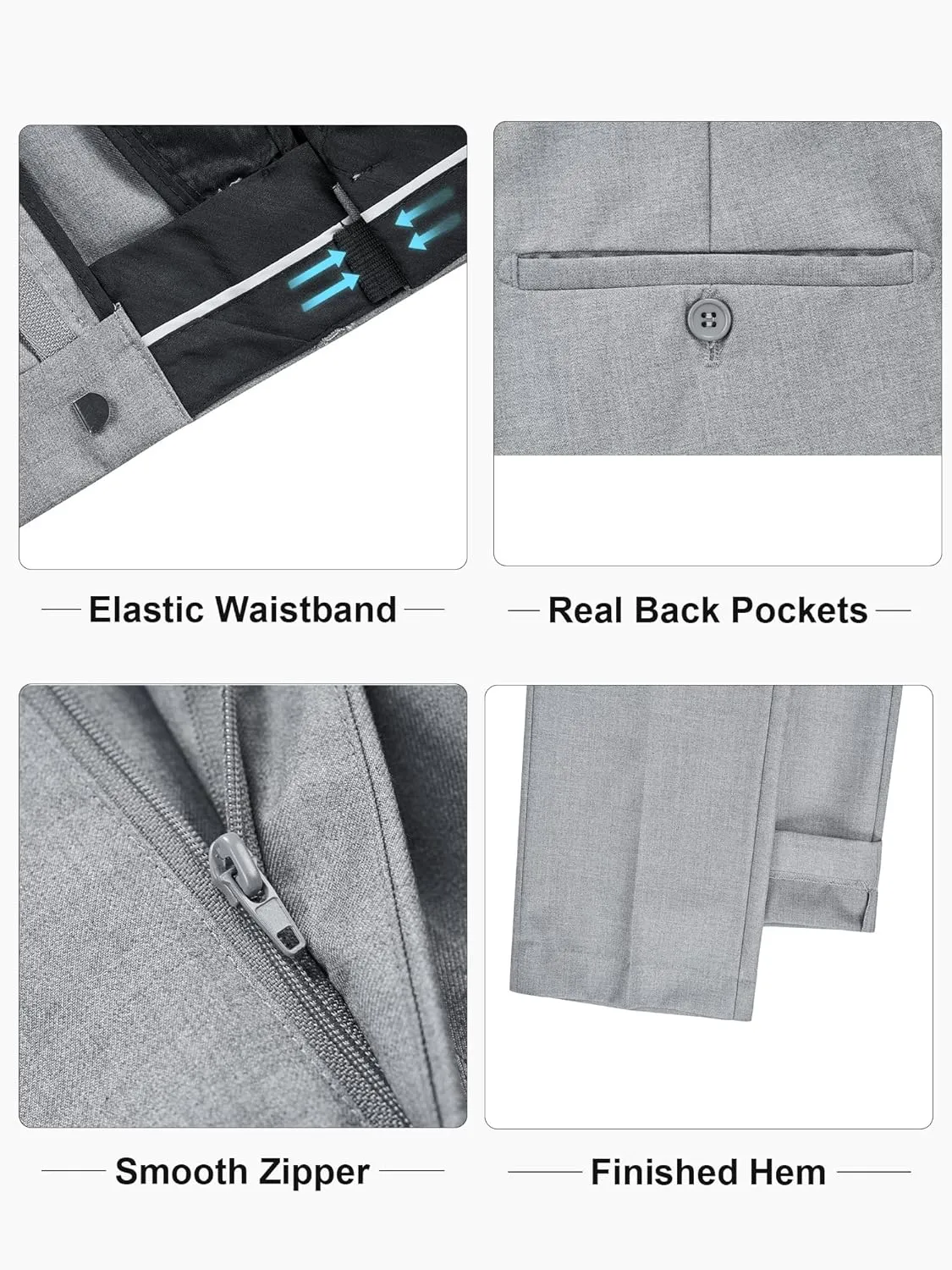 MAGE MALE Men's 3 Piece Suit One Button Tuxedo Set Slim Fit Formal Suit for Weddings, Parties, and Evening Events