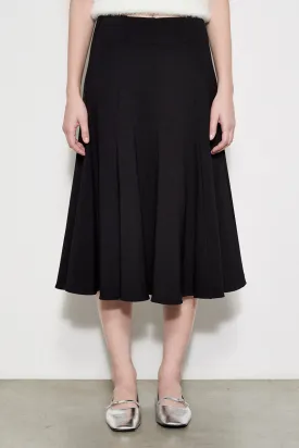 MEIMEIJ - SWING SKIRT WITH LACE BACK