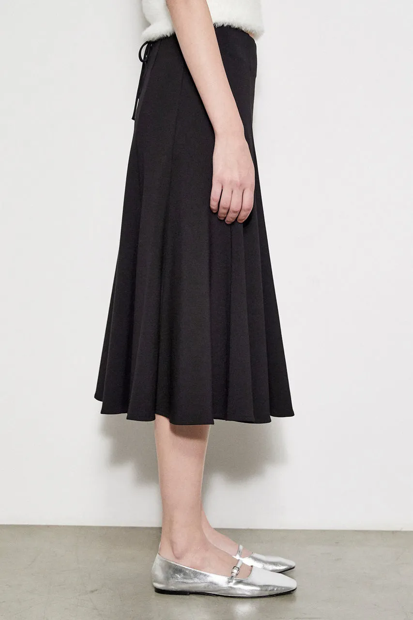 MEIMEIJ - SWING SKIRT WITH LACE BACK