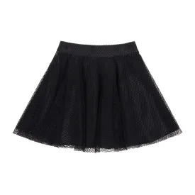 NOVE BLACK FULL LACE CIRCLE SKIRT