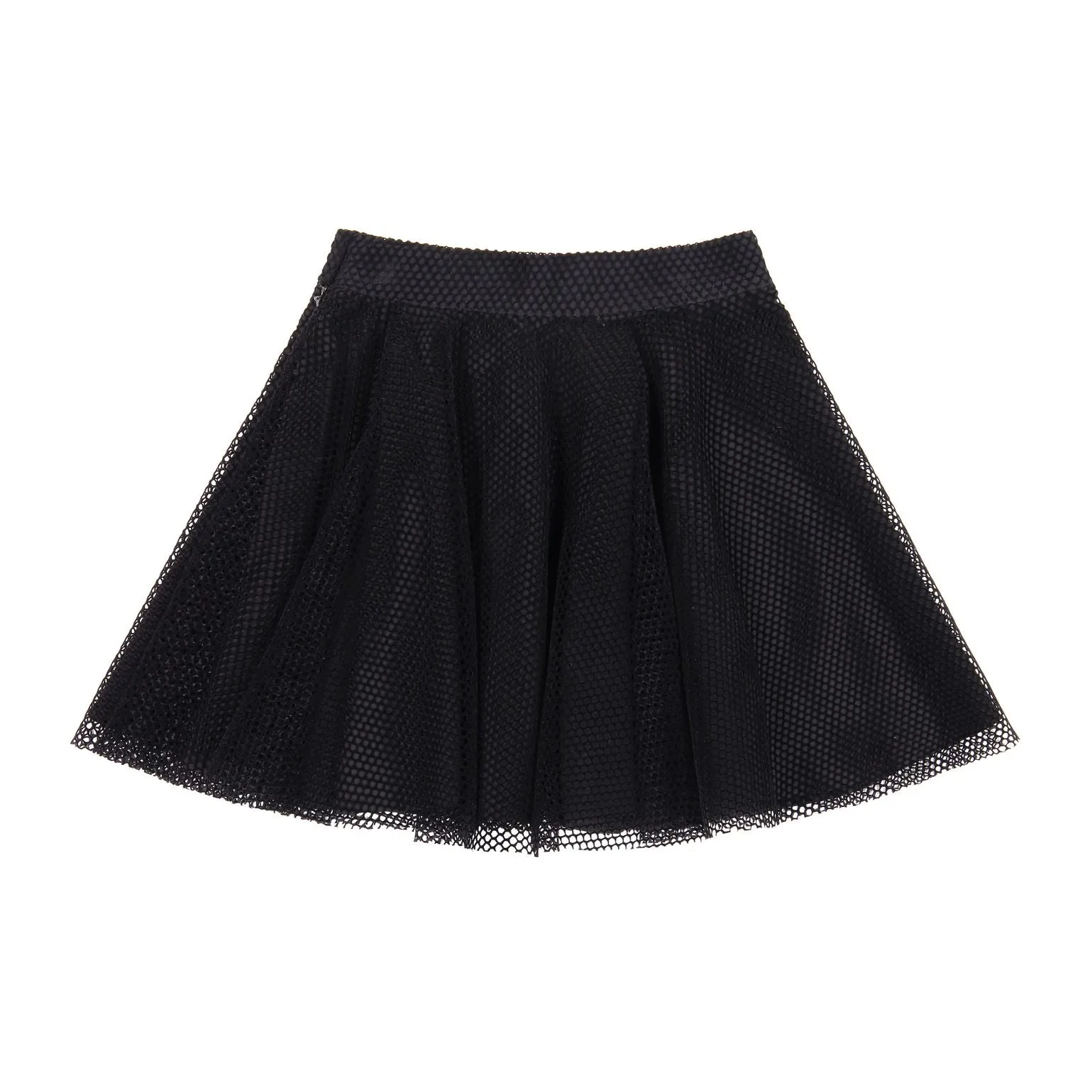 NOVE BLACK FULL LACE CIRCLE SKIRT