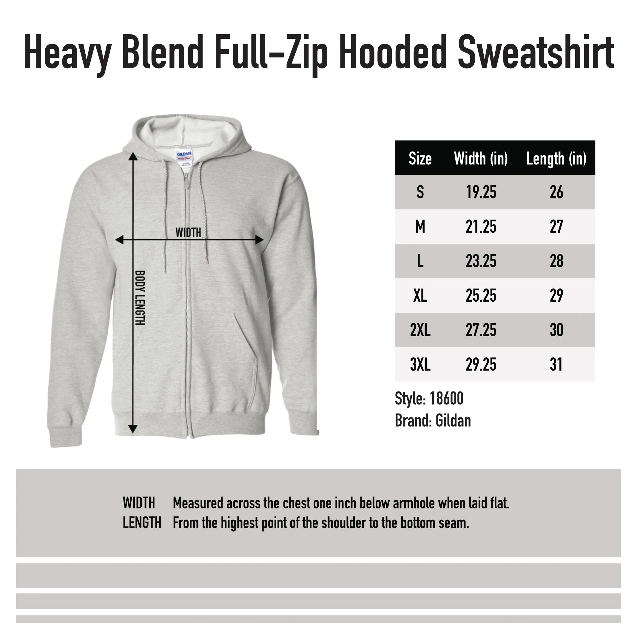 Ontario Fire Maltese Cross Logo Full Zip Hooded Sweatshirt- Sport Grey