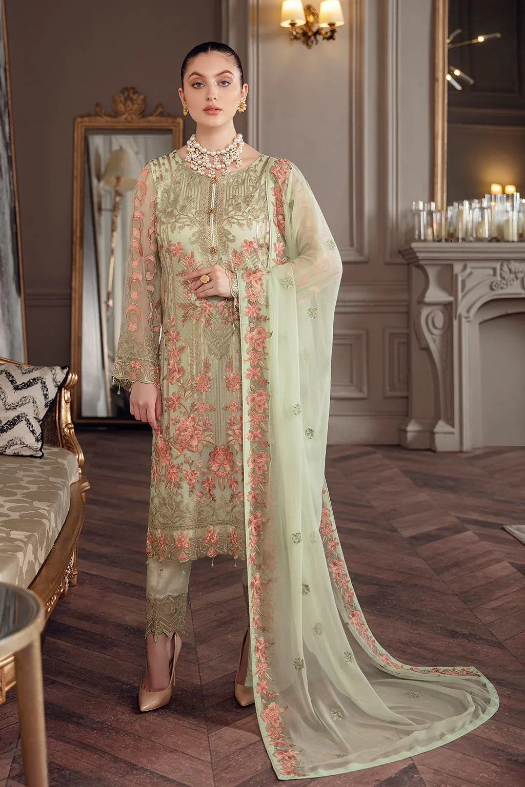 Ramsha Chevron Chiffon Collection Vol-5 – A-509