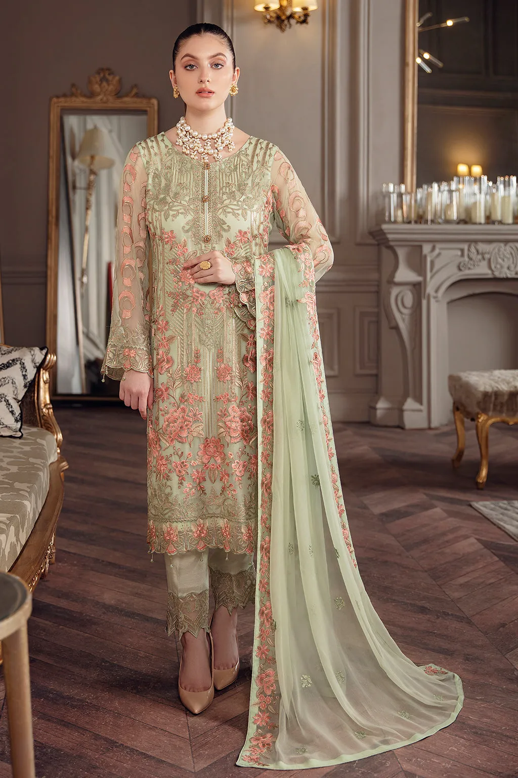 Ramsha Chevron Chiffon Collection Vol-5 – A-509