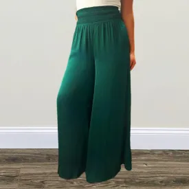 Satin Wide Leg Pants