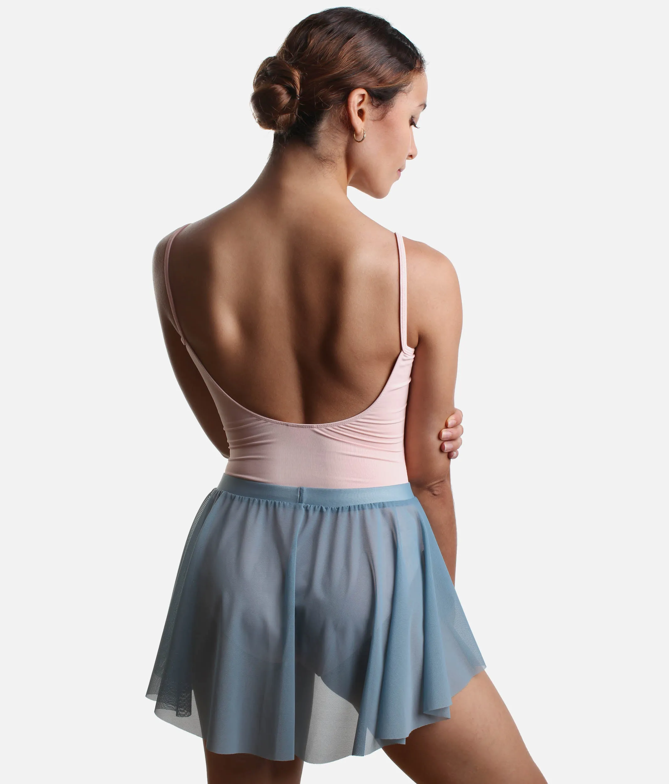 Short Pull On Ballet Skirt, Asymmetric Design - 2114