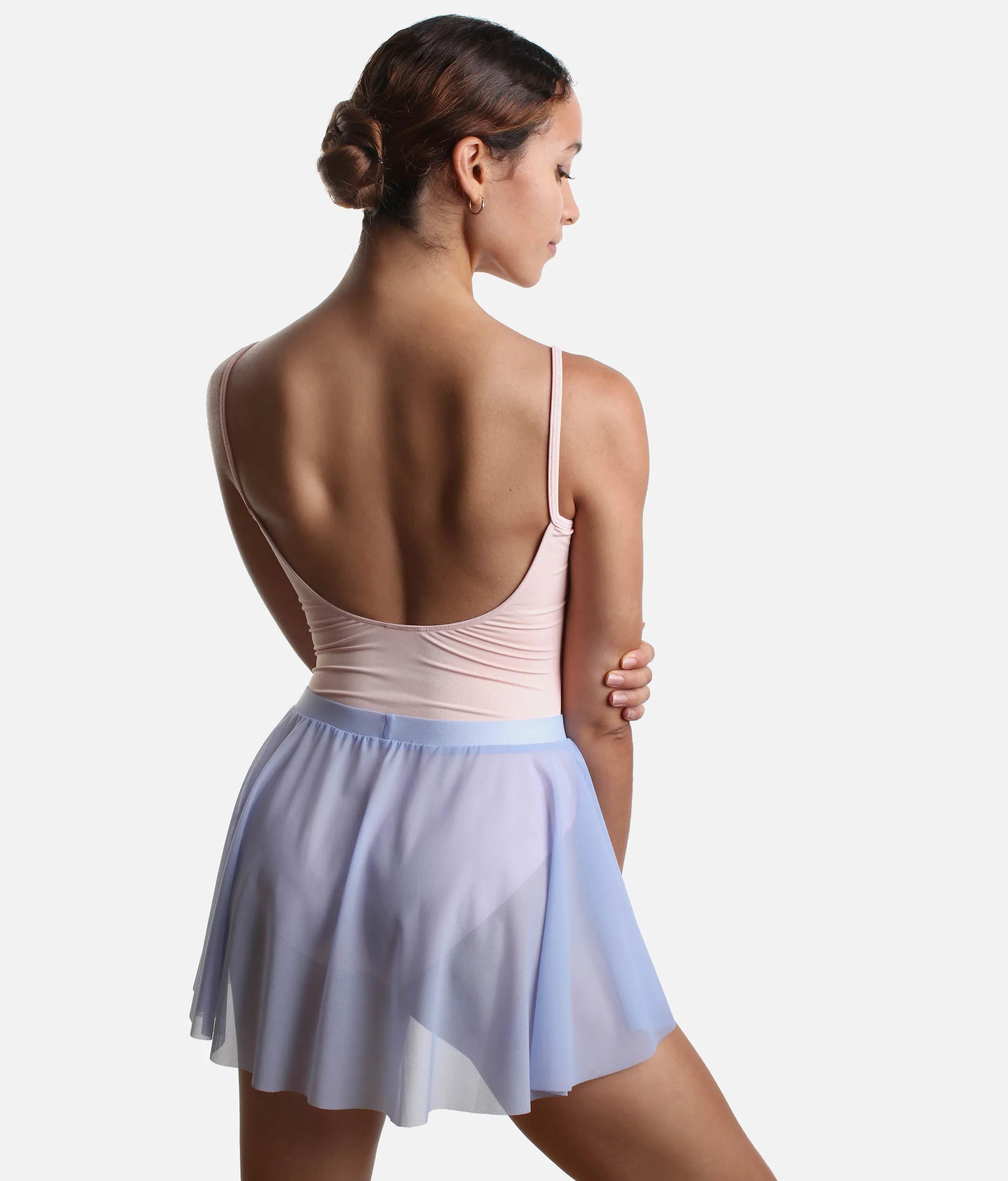 Short Pull On Ballet Skirt, Asymmetric Design - 2114