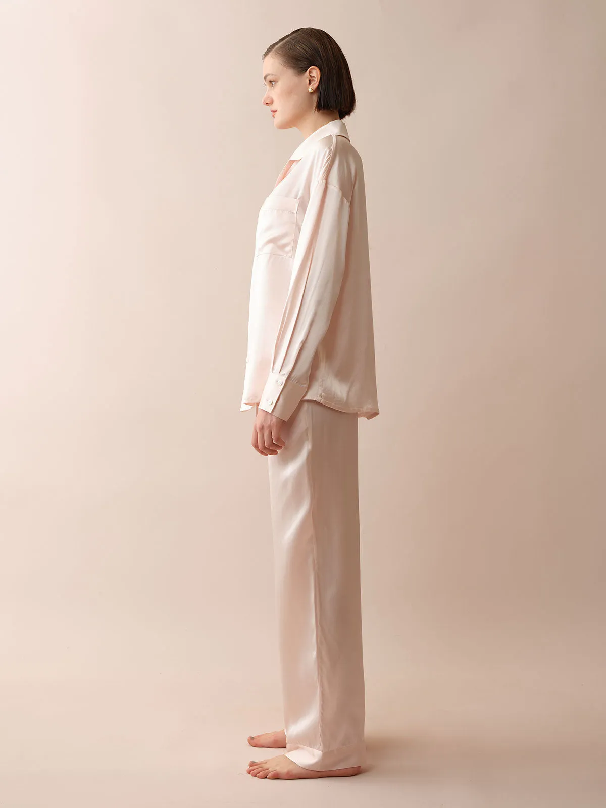 SILKINC Classic Long Sleeve Pajama Set