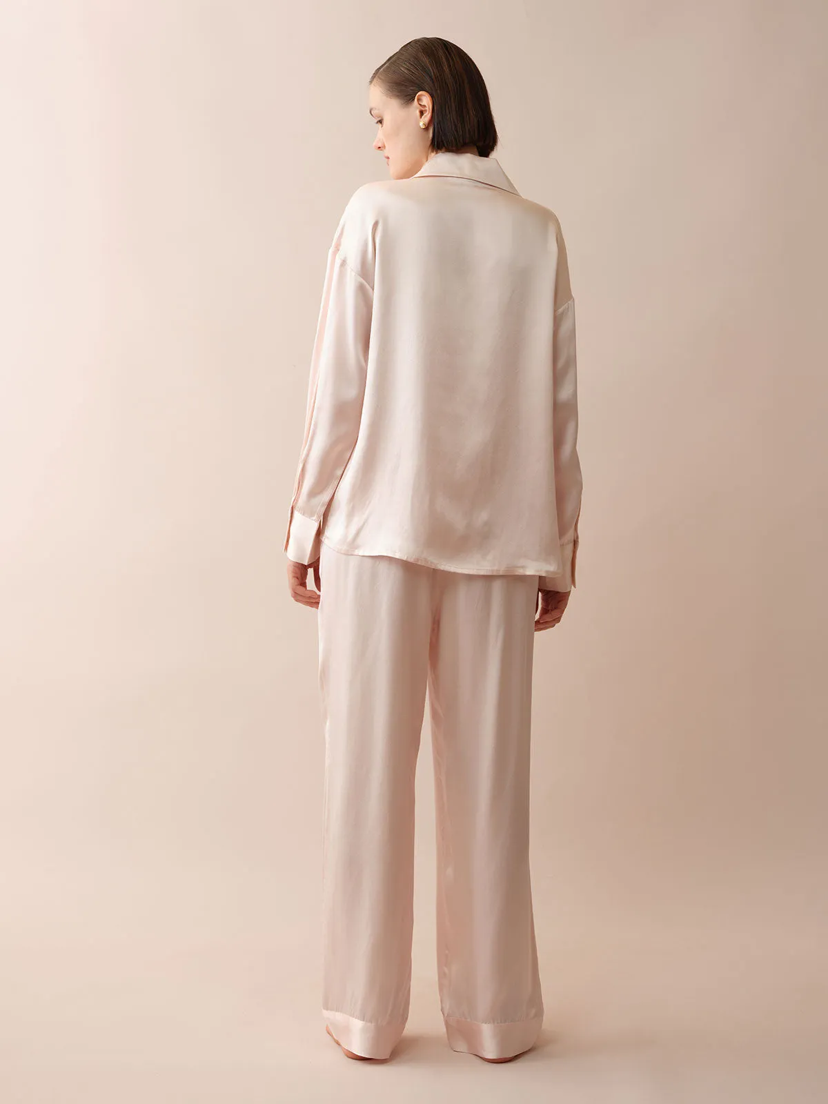 SILKINC Classic Long Sleeve Pajama Set