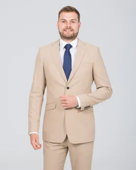 Skopes Tuscany Slim Fit Tall Linen Blend Suit (stone)