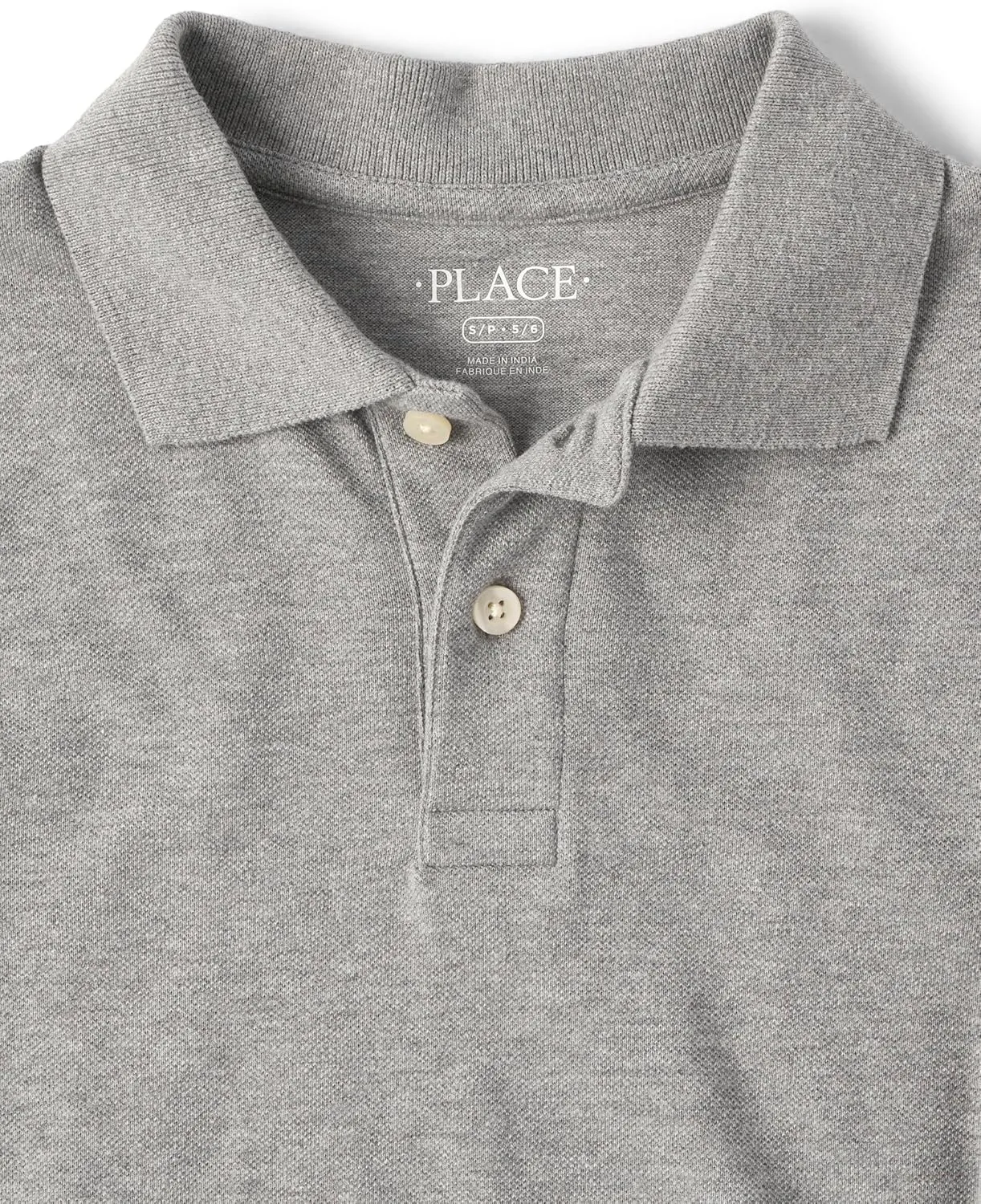 The Children's Place Boys Uniform Long Sleeve Pique Polo
