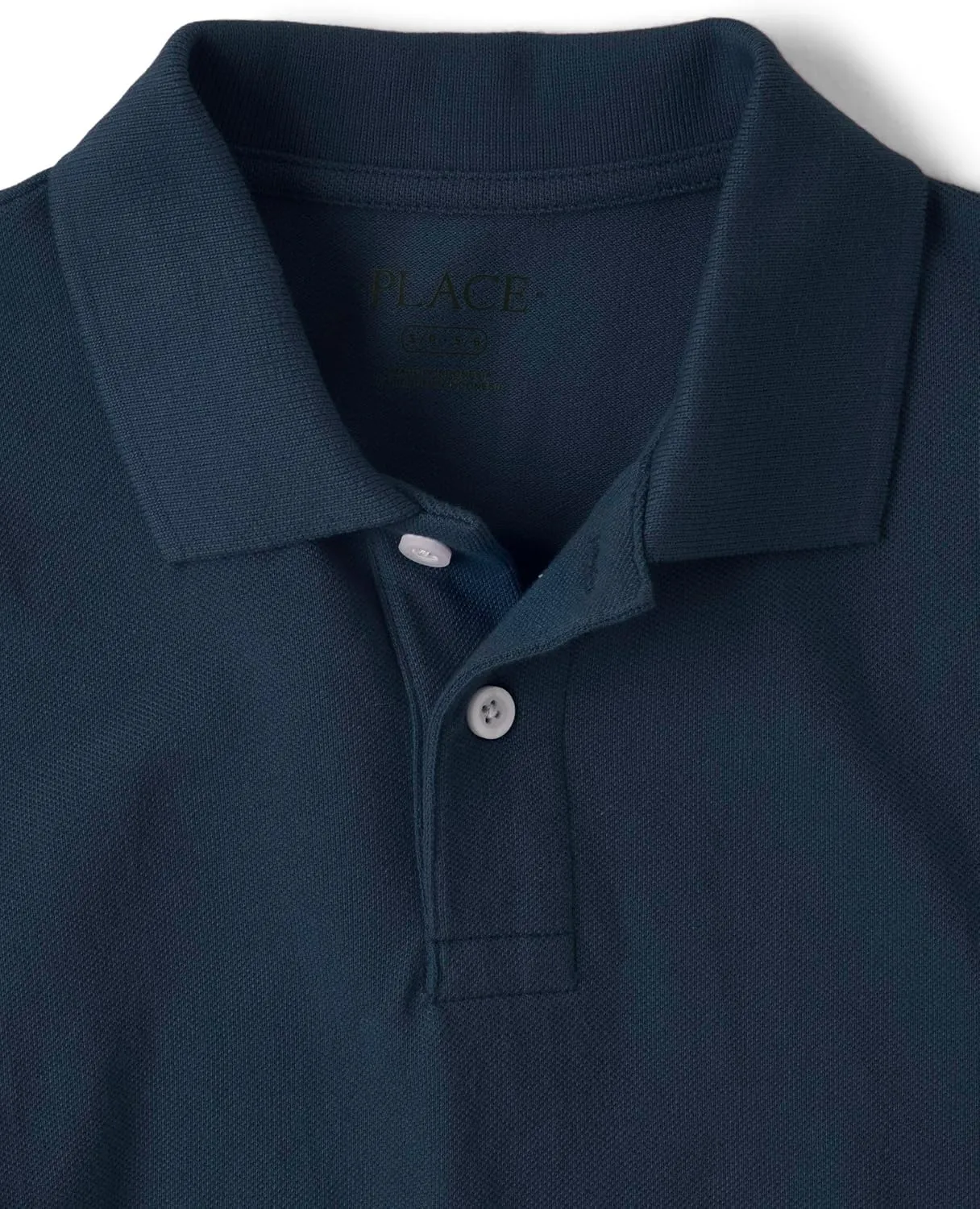 The Children's Place Boys Uniform Long Sleeve Pique Polo