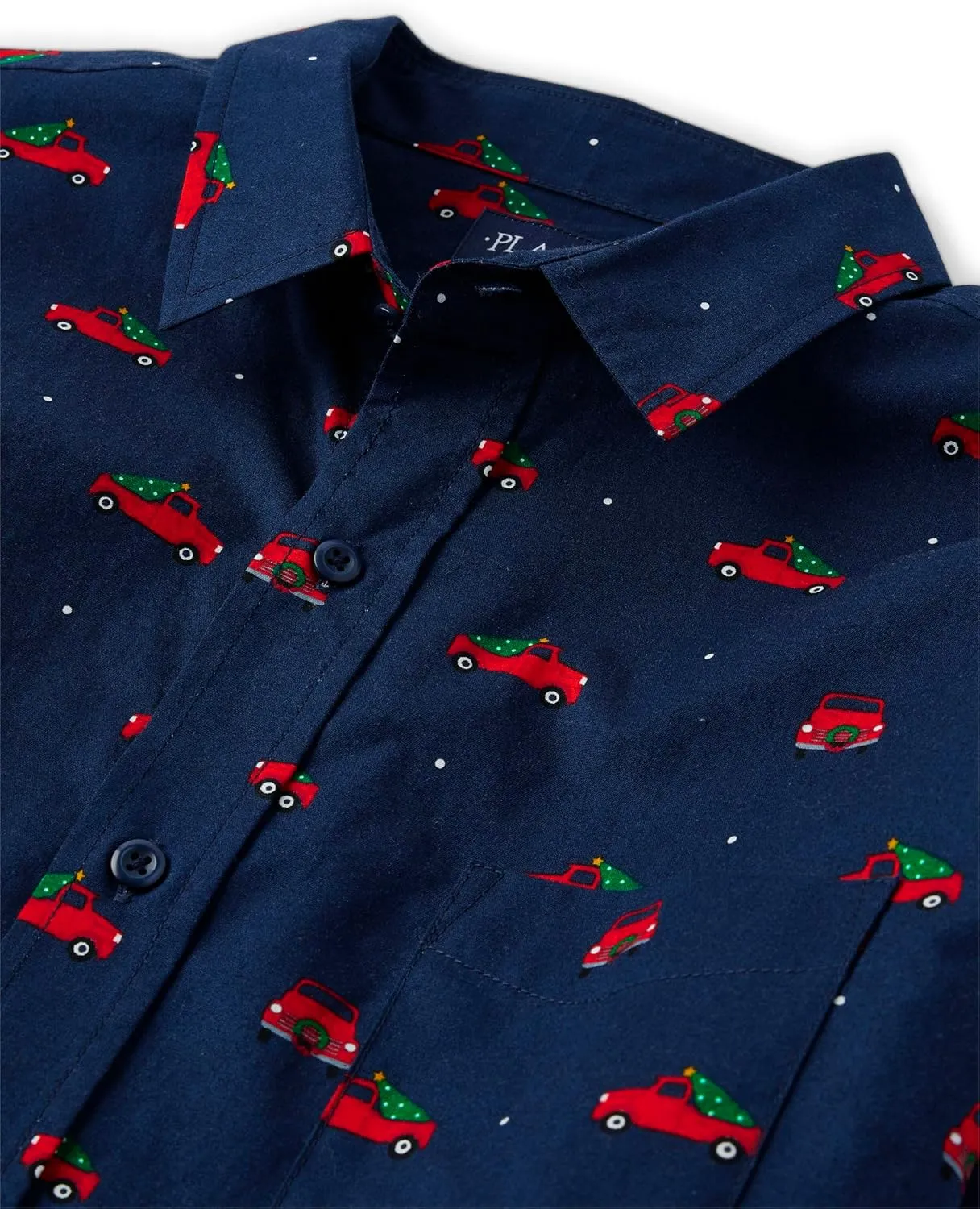 The Children's Place Men's Long Sleeve Button Up Shirt