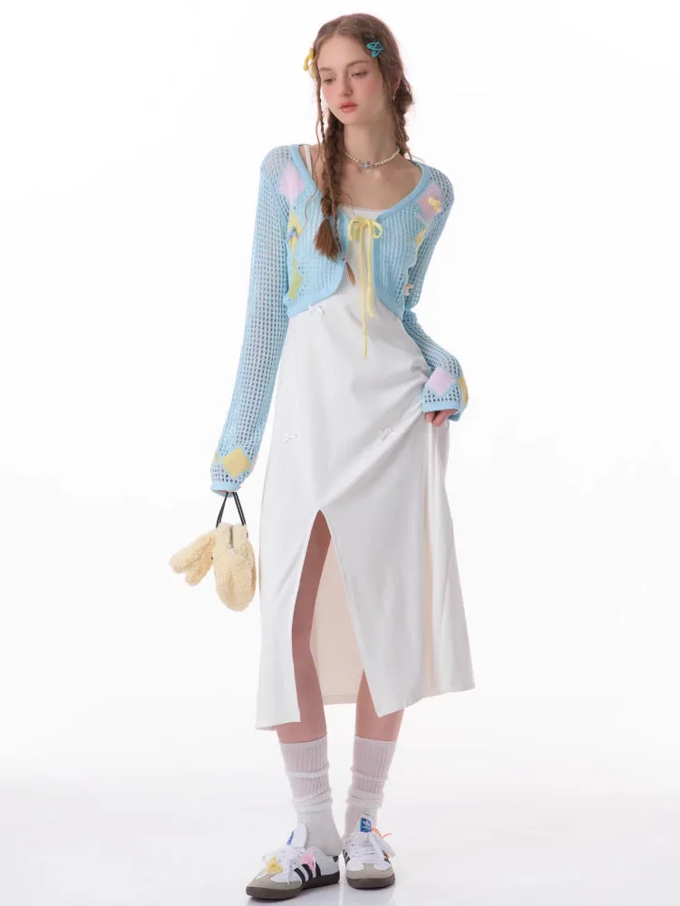 Thin sunscreen knit cardigan【s0000007829】