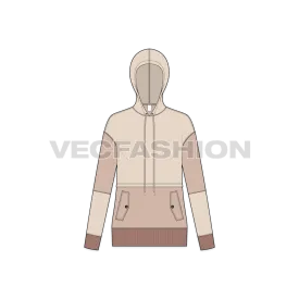 Women's Jumper with Oversized Hoodie